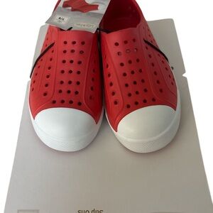 Lily & Dan Toddler  Red Slip-On Shoes New Size 7/8 Spring /Summer